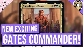 New Exciting Gates Commander! | Nine-Fingers Keene | Commander Legends Baldur's Gate Spoiler | MTG