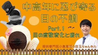 中高年に忍び寄る目の不調 Part.1 目の度数変化と疲れ