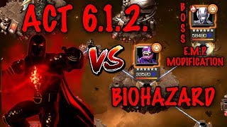 VOID VS BIOHAZARD SENTINEL AND ULTRON BOSS IN ACT 6.1.2  ( BOTH ONE SHOTS ) / CONTEST OF CHAMPIONS