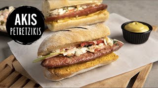 Coleslaw and Sausage Sandwich | Akis Petretzikis