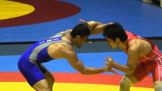 Freestyle Wrestling - Iran vs. Korea 74 kg Match (114521)