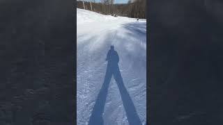 QUICK WARM UP FOR THE BLACK DIAMONDS!!! 💎 🏔️⛷️ #skiing #vacation #fun #winter