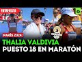 THALIA VALDIVIA la mejor LATINOAMERICANA de la MARATÓN FEMENINA en las OLIMPIADAS PARIS 2024 | Depor