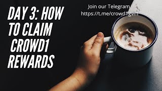 How To Claim Crowd1 Rewards