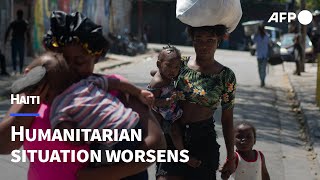 Humanitarian situation in Haiti capital worsens | AFP