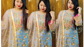 আমার পূজার নতুন ড্রেস / Free Home Delivery / Most Demanded Indian version party wear