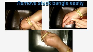 ಬಳೆ ತೆಗೆಯಲಾಗುತ್ತಿಲ್ವಾ ? ಇಲ್ಲಿದೆ ಉಪಾಯ | how to remove stuck bangles easily|#trending|