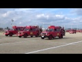 平成28年岡山市消防出初式　車両行進 fire truck parade 2016