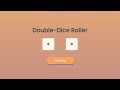 Double-Dice Roller Using HTML, CSS and JavaScript with Source Code