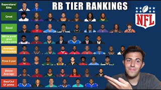 My NFL RB Tier List (2020)
