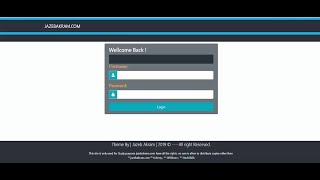 CMS Creating Login Page Using Bootstrap | PHP