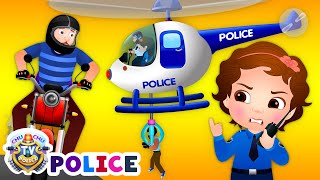 The Helicopter Chase & Saving Pet Animals - ChuChu TV Police Fun Cartoons for Kids