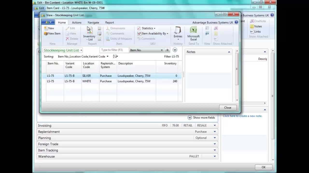 Microsoft Dynamics Nav 2013 Warehouse And Inventory Management Supply