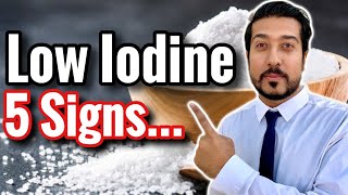 5 Signs of Low Iodine | Iodine Deficiency Symptoms TO KNOW