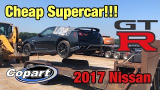Rebuilding My First Supercar, Super cheap Wrecked 2017 Nissan GTR From Copart Sa
