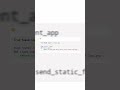 Serving Static Files With Flask #developer #programming #code #flask #python #cleancode #coding