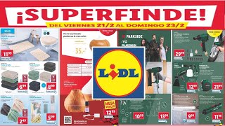 🇪🇦 🔥LIDL BAZAR 🛒 FINDE SEMANA| 🗓 DEL VIERNES 21 AL DOMINGO 23 DE FEBRERO / MEGA PRECIO😍