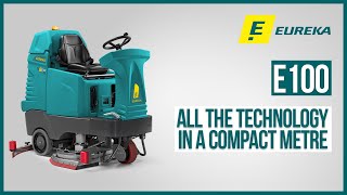 Industrial Ride-on Scrubber-Dryer Eureka E100 | best floor cleaning machine