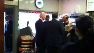 Raw video: VP Joe Biden eats lunch at Slyman's