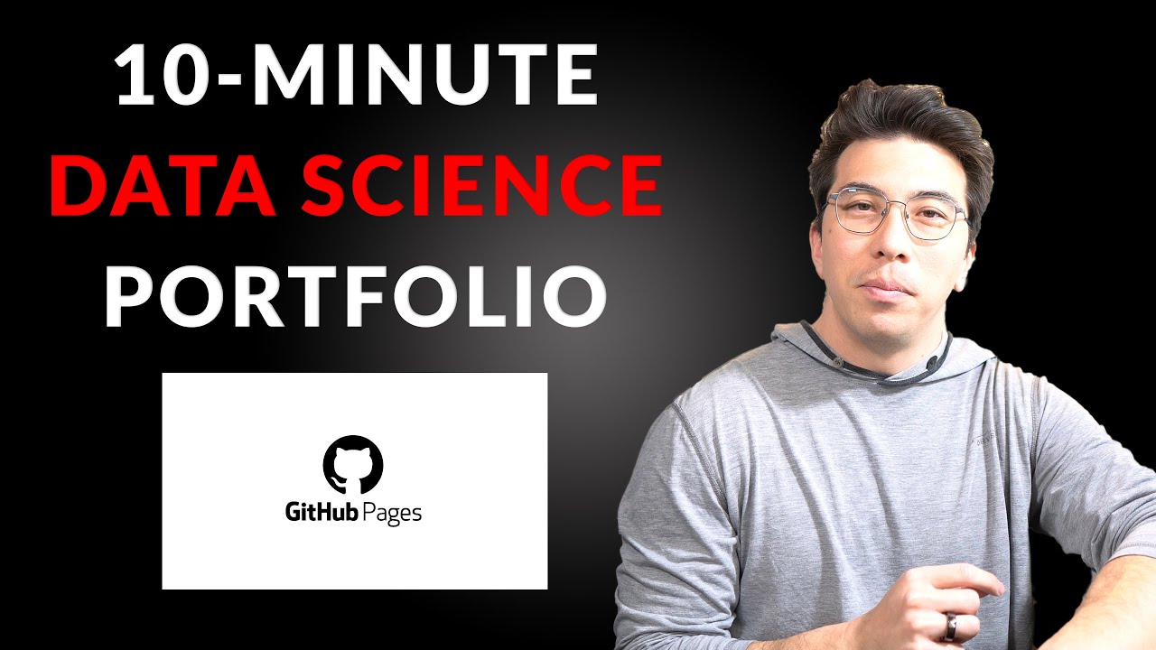 How To Make A Data Science Portfolio Website With Github Pages - YouTube