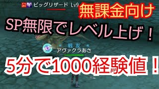 【アヴァクラ】5分で1000経験値！無課金でもレベル上げ！