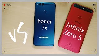 Compare Honor 7x vs Infinix Zero 5 Camera, Performance, Features, Specs in Hindi.