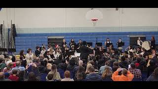 Kori on the drums at his 6th grade winter concert