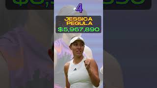 Top 10 Female Tennis Players with Highest Earnings in 2023 #tennis#wta #shorts