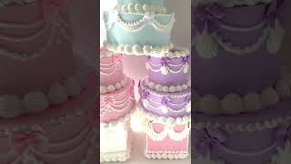 Fake pastel cakes