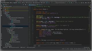 Java Coding Events 3.1 Using Validation Annotations