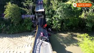 Bridge collapse in Colombia kills two police officers