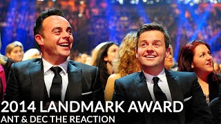 NTA 2014 Landmark Award - Ant & Dec The Reaction