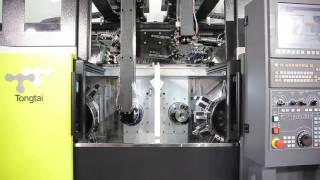 MT-2000 - CNC Lathe 雙主軸車床｜｜Demonstration 作動展示｜Tongtai 東台精機