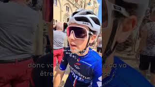 La Route d'Occitanie - Interview d'un fan de cyclisme sur la ligne de départ à Narbonne