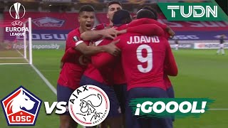 ¡GOLAZO! Timothy Weah aprovecha | Lille 1-0 Ajax | Europa League 2021 - 16vos | TUDN