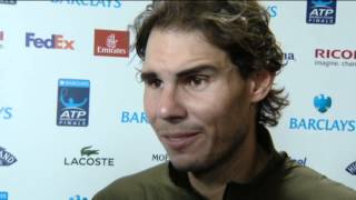 Rafael Nadal Discusses 3-0 Record at 2013 Season Finale