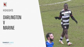 Match Highlights: Darlington v Marine (National League North)