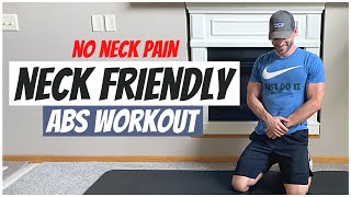 Neck Friendly Ab Workout | No Crunches \u0026 No Neck Pain