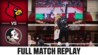 Louisville vs. Florida State Full Match Replay | 2024 ACC Volleyball