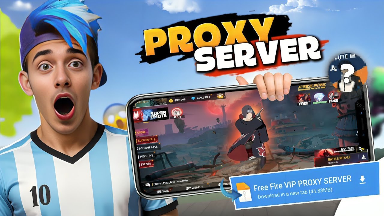 I Tried Paid Vip Proxy Server In Free Fire 亞 Youtube
