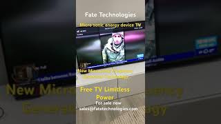 New microsonic energy device TV