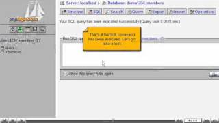 How to run SQL queries on a database with phpMyAdmin by VodaHost web hosting
