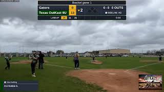 Texas OutKast 9U vs. Gators (2024.02.10)