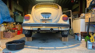 【オイル交換】1975 classic VW bugs 空冷vw 空冷ビートル