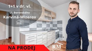 Prodej dr. bytu 1+1, ul. Borovského, Karviná-Mizerov