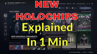 New Holochips Guide Explained In 1 Minute - Holochip Consumables