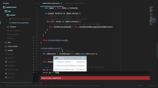 [Angular 2+ Forms and Validation] Lesson18 Address Class Validation
