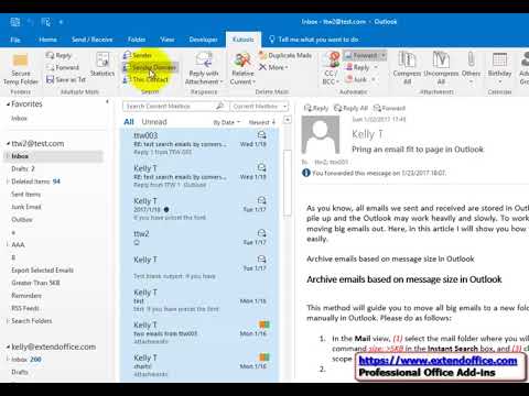 How to see the total number of messages in your inbox in Outlook