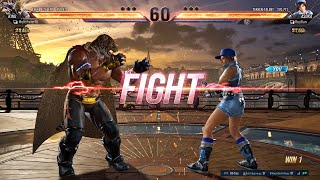 Tekken 8 - Asuka made King Player give up on last round