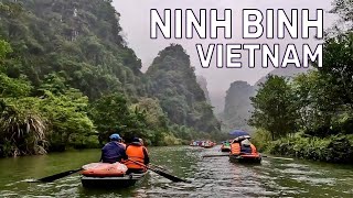 [🇻🇳4K] Beautiful Ninh Binh, Vietnam // Trang An Boat Tour 2024